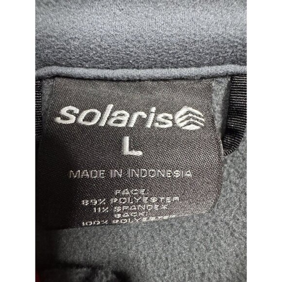 NEW Solaris Vest Mens Large Red Zip Water Resistant Fleece Lined Hiking Outdoor - Picture 4 of 15